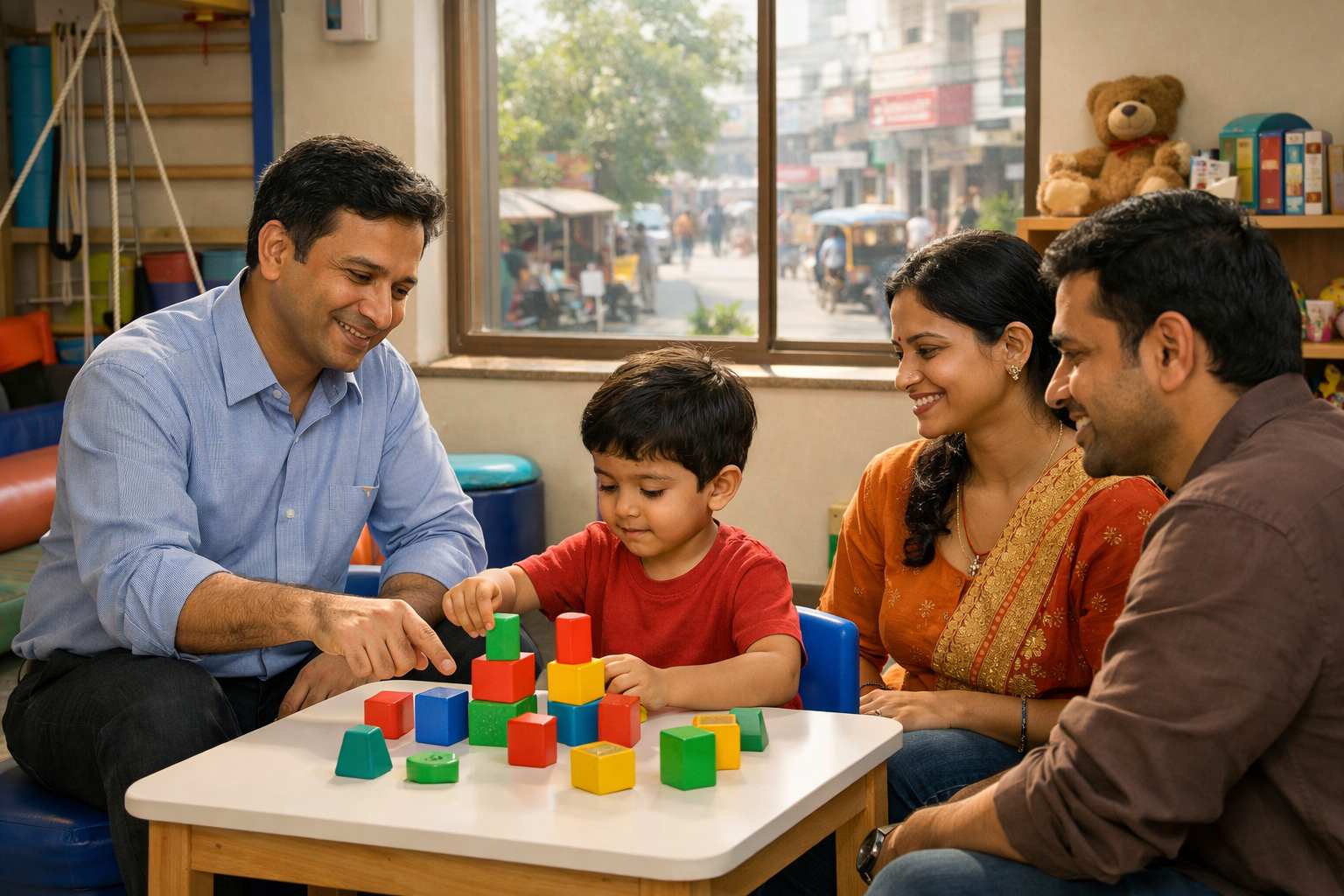 Best Autism Doctor in Patna assessing a child at Rehab for Autism and ADHD clinic
