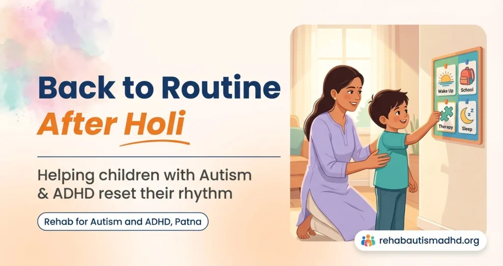 Back to Routine After Holi – Autism and ADHD support for children in Patna