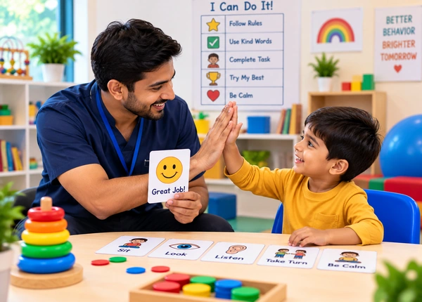 Behavior therapy for children with ADHD and autism at Rehab for Autism Patna