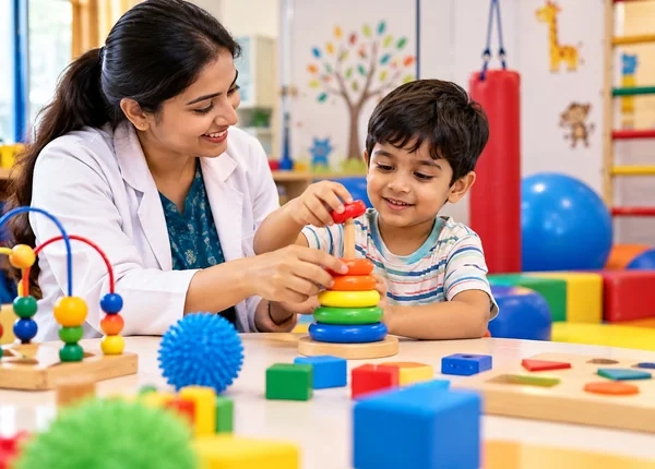 Occupational therapy for children with autism and cerebral palsy in Patna