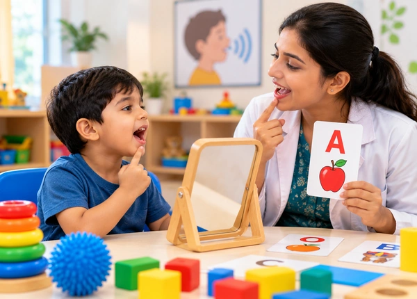 Speech therapy for children with speech delay and autism near Boring Road Patna